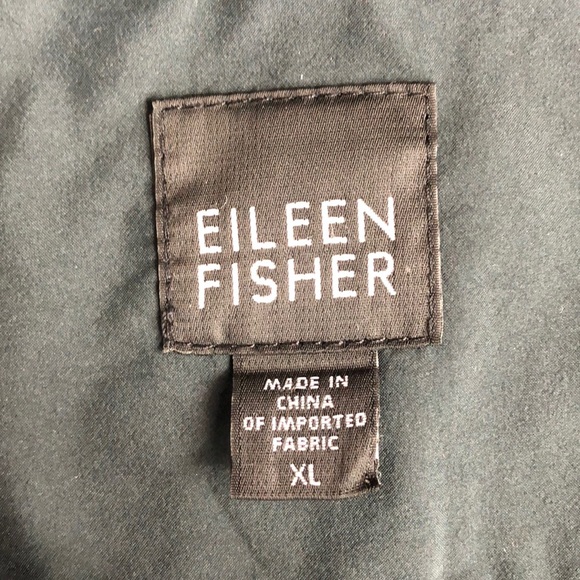 SOLD NWOT Eileen Fisher Gray Hooded Windbreaker - Picture 5 of 7